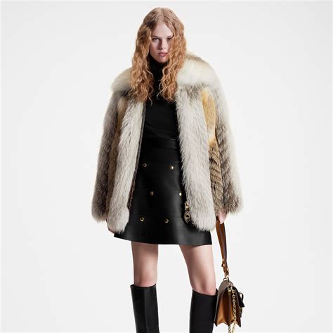 faux fur coat Louis Vuitton